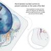 Watercolor Jellyfish Bathroom Scale Ultra-Bright Liquid Crystal Screen Weight Scale Accurate Bathroom Body Scales for Body Weight Bathroom Pet Home Bedroom Gift-Giving view 4