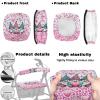 Jrysaedy Valentine's Day Rallator Walker Accessories for Walkers Dawrf Rollator Walker Seat Cushion and Backrest Cover with Storage Bag, 3PCS Universal Fit Walker Accessories view 4