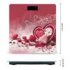 Valentine Day Bathroom Scale Ultra-Bright Liquid Crystal Screen Weight Scale Accurate Bathroom Body Scales for Body Weight Bathroom Pet Home Bedroom Gift-Giving view 2