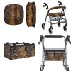 Cugasmaru Snake Skin Cushion Walkers Accessories Sets Walker Seat Backrest Covers Rollator Walker Replacement Storage Bag for Rollator Seat & Roller Bar Covers view 1