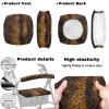 Cugasmaru Snake Skin Cushion Walkers Accessories Sets Walker Seat Backrest Covers Rollator Walker Replacement Storage Bag for Rollator Seat & Roller Bar Covers view 4