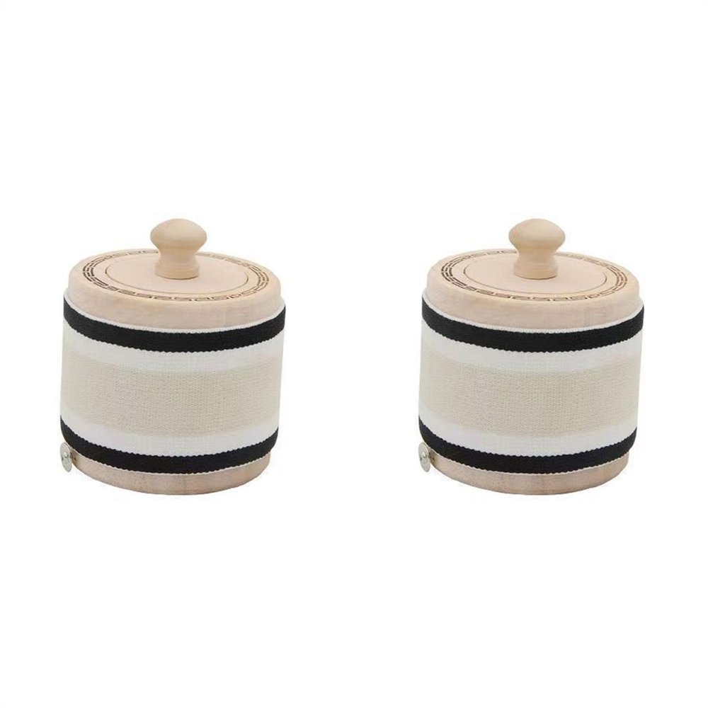 ZDOYUN Moxa Box Wood Care Health Smoke Filter Moxibustion Box Tool Portable Moxa Stick Burner Holder Kit(2cs)
