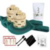 ZDOYUN Moxa Box Wood Natural Care Relax Moxibustion Box Tool Smoke Kit Healing Moxa Stick Burner Holder(Large,C) view 1