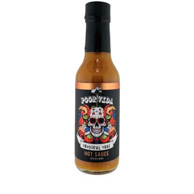 Tropical Thai Hot Sauce, 5 fl. oz. - Sweet & Spicy, Small Batch, Texas Craft Hot Sauce, Family Owned and Operated