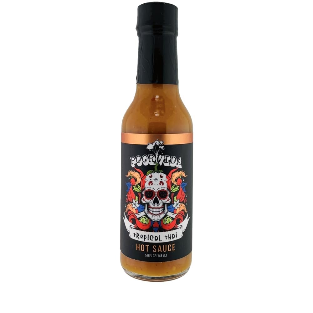 Tropical Thai Hot Sauce, 5 fl. oz. - Sweet & Spicy, Small Batch, Texas Craft Hot Sauce, Family Owned and Operated