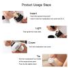 ZDOYUN Moxa Box Relief Kit Relax Device Heating Moxibustion Box Care Shoulder Mugwort Smoke Filter Moxa Stick Burner Holder Tool(White,60pcs Moxa Sticks) view 4