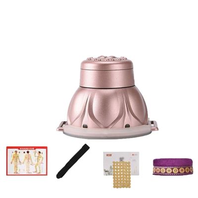 ZDOYUN Kit Relief Moxa Box Copper Relax Device Moxibustion Box Care Heating Tool Smoke Moxa Stick Burner Holder(Small 5-Piece Set)