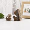 BEINUANCRYSTAL Hand Carved Natural Quartz Cluster Squirrel Druzy Engraved Crystal Crafts for Home Decor Healing Gift 1pc (4.5cm-6cm) view 2