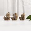 BEINUANCRYSTAL Hand Carved Natural Quartz Cluster Squirrel Druzy Engraved Crystal Crafts for Home Decor Healing Gift 1pc (4.5cm-6cm) view 3