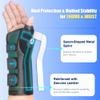 TOMUST Wrist & Thumb Stabilizer Brace with Metal Splint, Adjustable, Breathable, Pain Relief for Carpal Tunnel, Trigger Finger, Sprained, De Quervains Tenosynovitis, Tendinitis, Arthritis, Right, S view 2