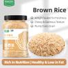 Brown Rice, Whole Grain Rice, Premium Selected Grains, 1kg (35.27 oz) Jar Packaging, China Organic Certified, Specialty Rice for Quality-Focused Cooking view 2