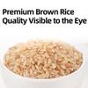 Brown Rice, Whole Grain Rice, Premium Selected Grains, 1kg (35.27 oz) Jar Packaging, China Organic Certified, Specialty Rice for Quality-Focused Cooking view 3