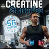 FRONTLINE FORMULATIONS Creatine Monohydrate Gummies, 5g Creatine per Serving, Sugar-Free Creatine Supplement for Strength, Lean Muscle & Cognitive Support, Sour Blue Razz, 120 Gummies view 4