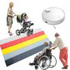 10.5 cm Rise Plastic Threshold Ramp for Wheelchairs, Robots & Luggage - 100x10x4.5cm Indoor Doorway Access, Gray Mobility Aid for Easy Access and Convenience view 2