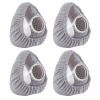 4-Pack Mask Liners, Breathable Mesh Fabric Mask Covers Compatible with Most Size F20 Full Face Masks, Mask Cushion Reduce Irritation and Air Leaks,Absorb Facial Oils and Moisture (Gray) view 1