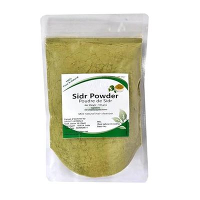 aj Sidr Pow.der Natural Hair Cleanser, Ziziphus Jujuba Leaves, 100 gms