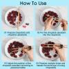 10 PCS Chopstick Helper, Reusable Chopstick Trainer with Hinges, Training Chopsticks for Many Age Adult Beginner Trainers Learner Practice (Black, Red) view 4