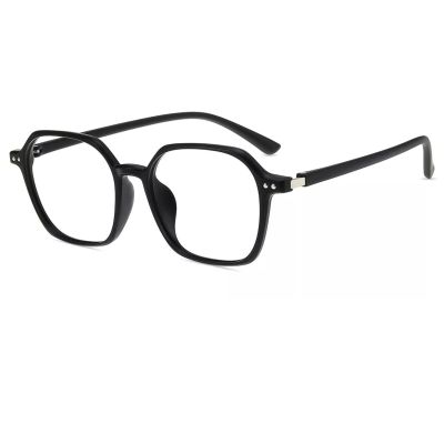 Firmoo TR90 Blue Light Glasses, 10g Ultra-Lightweight Polygon Computer Glasses for Women & Men, Anti-Eyestrain (3 Colors) Black