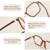 Firmoo TR90 Blue Light Glasses, 10g Ultra-Lightweight Polygon Computer Glasses for Women & Men, Anti-Eyestrain (3 Colors) Black view 3