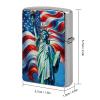 American Flag Statue of Liberty Lighter Case, Cool Lighters Cover, Copper Lighter Case, for Son Dad Husband Him view 2