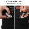 English Bulldogs Lighter Case Classic Pocket Lighter Cover Windproof Flip-Top Metal Lighters Sleeve Double-Sided Lighters Covers for Men Women view 3