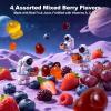 Amos Fruit Snacks Gummy Candy, Astronaut Space Gummies, Made with Fruit Puree, Mixed Berry Flavor Fortified with Vitamin C, Soft Chewy On The Go Lunchbox Snacks, 8.47 oz (240g) view 4