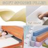 Mozzeilee Gap Filler for Headboard Space Bed Seam, Mattress Extender Memory Foam Wedge Pillow with Multiple Sizes, Removable Cover (78x4x7.8inch,Blue) view 4