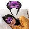 Purple Daisy Sleep Mask for Side Sleeper Blackout Eye Masks for Women Men Blindfold Mask Side Sleeper Eye Cover for Sleeping Nap Blackout Eye Shade Cover for Travel view 1
