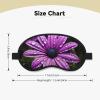 Purple Daisy Sleep Mask for Side Sleeper Blackout Eye Masks for Women Men Blindfold Mask Side Sleeper Eye Cover for Sleeping Nap Blackout Eye Shade Cover for Travel view 2
