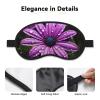 Purple Daisy Sleep Mask for Side Sleeper Blackout Eye Masks for Women Men Blindfold Mask Side Sleeper Eye Cover for Sleeping Nap Blackout Eye Shade Cover for Travel view 3