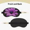 Purple Daisy Sleep Mask for Side Sleeper Blackout Eye Masks for Women Men Blindfold Mask Side Sleeper Eye Cover for Sleeping Nap Blackout Eye Shade Cover for Travel view 4