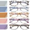 JOLISU Reading Glasses For Women - 5 Pack Stylish Readers For Womens Men Spring Hinge Eyeglasses -Blue Light Blocking Protection Frame (1.25) view 1