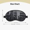 Gym Equipment Sleep Mask for Side Sleeper Blackout Eye Masks for Women Men Blindfold Mask Side Sleeper Eye Cover for Sleeping Nap Blackout Eye Shade Cover for Travel view 2