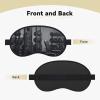 Gym Equipment Sleep Mask for Side Sleeper Blackout Eye Masks for Women Men Blindfold Mask Side Sleeper Eye Cover for Sleeping Nap Blackout Eye Shade Cover for Travel view 4