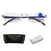 2026 New Auto Focus Glasses Self Adjusting,Intelligent Dual Focus Glasse,Precision Vision Aid Glasses (Silver,+200) view 1