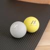 INEXTION - Therapy Massage Balls (2-Pack), High-Density Fascia Balls for Targeted Muscle Relaxation & Daily Recovery - 50D & 65D Hardness Options (Serene Gray + Dawn Yellow (65D+50D)) view 2