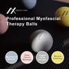 INEXTION - Therapy Massage Balls (2-Pack), High-Density Fascia Balls for Targeted Muscle Relaxation & Daily Recovery - 50D & 65D Hardness Options (Serene Gray + Dawn Yellow (65D+50D)) view 3