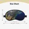 View from Space America Sleep Mask for Side Sleeper Blackout Eye Masks for Women Men Blindfold Mask Side Sleeper Eye Cover for Sleeping Nap Blackout Eye Shade Cover for Travel view 2