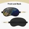 View from Space America Sleep Mask for Side Sleeper Blackout Eye Masks for Women Men Blindfold Mask Side Sleeper Eye Cover for Sleeping Nap Blackout Eye Shade Cover for Travel view 4