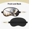 White Dove Flying in The Sun Sleep Mask for Side Sleeper Blackout Eye Masks for Women Men Blindfold Mask Side Sleeper Eye Cover for Sleeping Nap Blackout Eye Shade Cover for Travel view 4