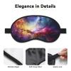 Nebula and Galaxy in The Universe Sleep Mask for Side Sleeper Blackout Eye Masks for Women Men Blindfold Mask Side Sleeper Eye Cover for Sleeping Nap Blackout Eye Shade Cover for Travel view 3