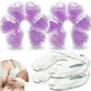 Breast Therapy Packs for Nursing Moms - Reusable Hot & Cold Gel Pads with Soft Washable Covers, Comfort Relief for Engorgement, Milk Flow Support, Breastfeeding & Pumping Essentials Purple view 1
