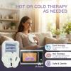 Breast Therapy Packs for Nursing Moms - Reusable Hot & Cold Gel Pads with Soft Washable Covers, Comfort Relief for Engorgement, Milk Flow Support, Breastfeeding & Pumping Essentials Purple view 4