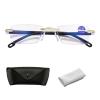 2026 New Auto Focus Glasses Self Adjusting,Intelligent Dual Focus Glasse,Precision Vision Aid Glasses (Gold,+300) view 1