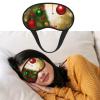 Merry Christmas Sleep Mask for Side Sleeper Blackout Eye Masks for Women Men Blindfold Mask Side Sleeper Eye Cover for Sleeping Nap Blackout Eye Shade Cover for Travel view 1
