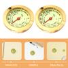 Abaodam 2Pcs Mechanical Analog Cigar Hygrometer Round Humidity Gauge Small Luminous Humidor Accessory for Cigar Box and Guitar Humidor view 3