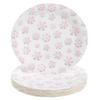 Fun Express 9" Arctic Wonderland Snowflake Disposable Paper Dinner Plates 24 Count view 1