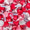 1.52lb Valentine?s Day Love Blocks Chocolate Mix - Wrapped Assorted Miniatures & Love Mix Milk Chocolate Kisses For Party Favors, Gifting, Dessert Tables & More view 3