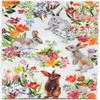 Stxy's Easter Napkins Paper (45ct) Easter Paper Dinner Napkins Bunny Napkin for Decoupage Disposable Hand Towels for Bathroom, Party Decor Spring Guest Towels with Bunnie Rabbits view 1