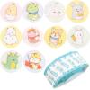 120Pcs Cartoon Round Shaped Adhesive Bandages, Waterproof Breathable Mini Wound Protection Patches, Self-Adhesive First Aid for Injections and Small Cuts view 1
